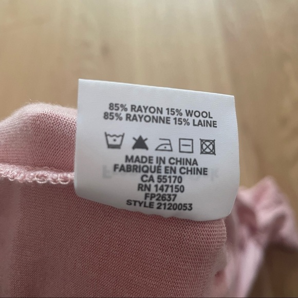 FRANK & OAK MOCK NECK PINK SHORT SLEEVES TEE- XS - Picture 12 of 12